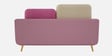 Montez Velvet 2 Seater Sofa in Pink & Beige Colour