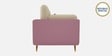 Montez Velvet 2 Seater Sofa in Pink & Beige Colour