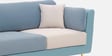 Montez Velvet 3 Seater Sofa in Arctic Blue Colour