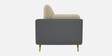 Montez Velvet 3 Seater Sofa in Blue & Beige Colour