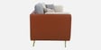 Montez Velvet 3 Seater Sofa in Brown & Beige Colour Montez Velvet 3 Seater Sofa in Brown & Beige Colour