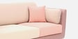 Montez Velvet 3 Seater Sofa in Clay Blush Colour