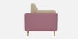 Montez Velvet 3 Seater Sofa in Pink & Beige Colour