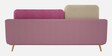 Montez Velvet 3 Seater Sofa in Pink & Beige Colour