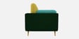 Montez Velvet 3 Seater Sofa in Turquoise & Green Colour