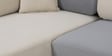 Montez Velvet RHS Sectional Sofa (2 + Lounger) in Brown & Beige Colour Montez Velvet RHS Sectional Sofa (2 + Lounger) in Brown & Beige Colour