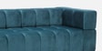 Montique Velvet 3 Seater Sofa in Teal Blue Colour
