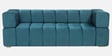 Montique Velvet 3 Seater Sofa in Teal Blue Colour