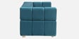 Montique Velvet 3 Seater Sofa in Teal Blue Colour