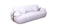Moss 3 Seater Sofa In White Color