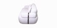 Moss 3 Seater Sofa In White Color