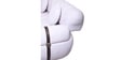Moss 3 Seater Sofa In White Color