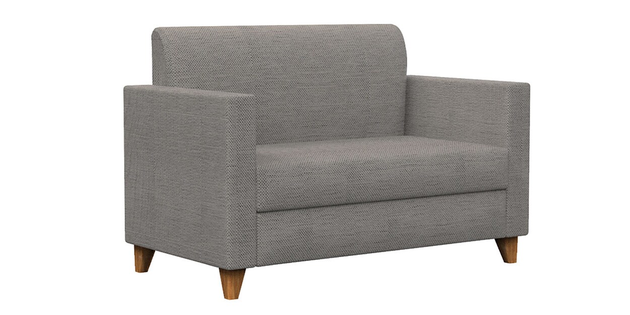 Buy Modern Fabric 2 Seater Sofa in Bangalore Grey Colour by Chumbak Online Modern 2 Seater