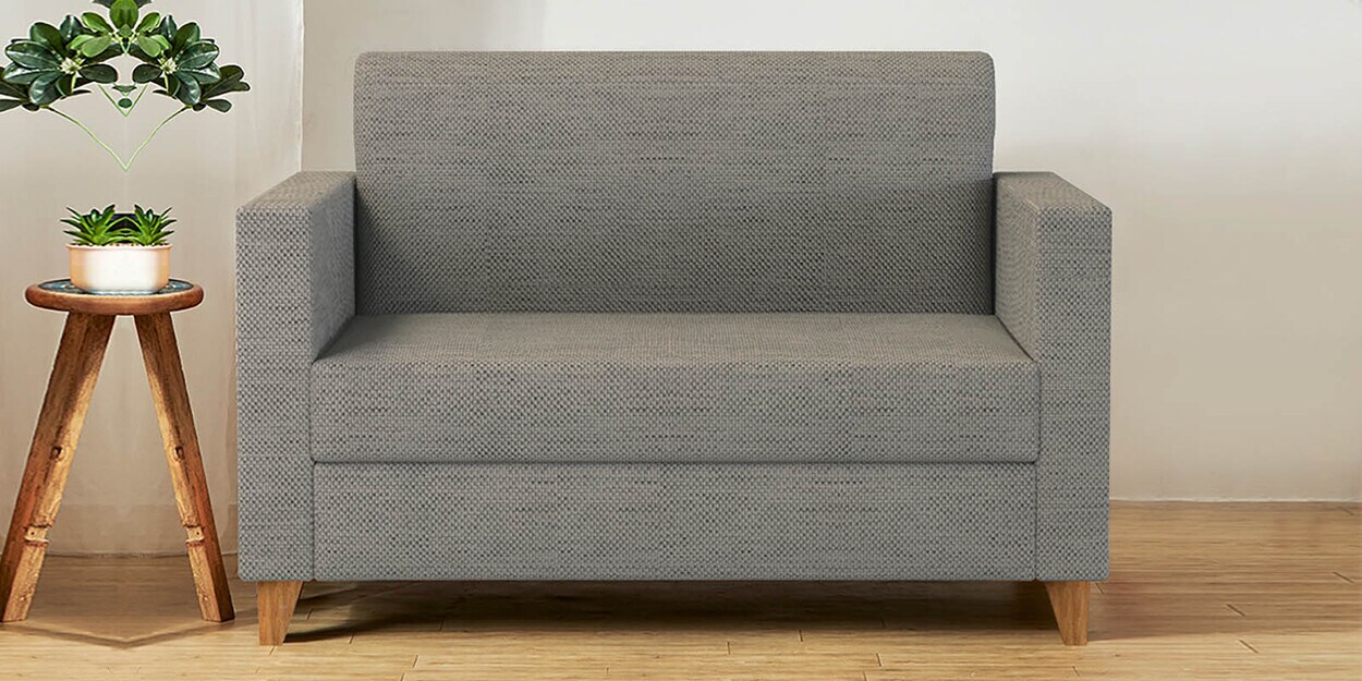 Buy Modern Fabric 2 Seater Sofa in Bangalore Grey Colour at 10 OFF by