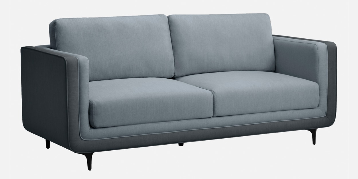 Buy Mojo Fabric 3 Seater Sofa in Cheeky Grey Colour by Sleepyhead ...