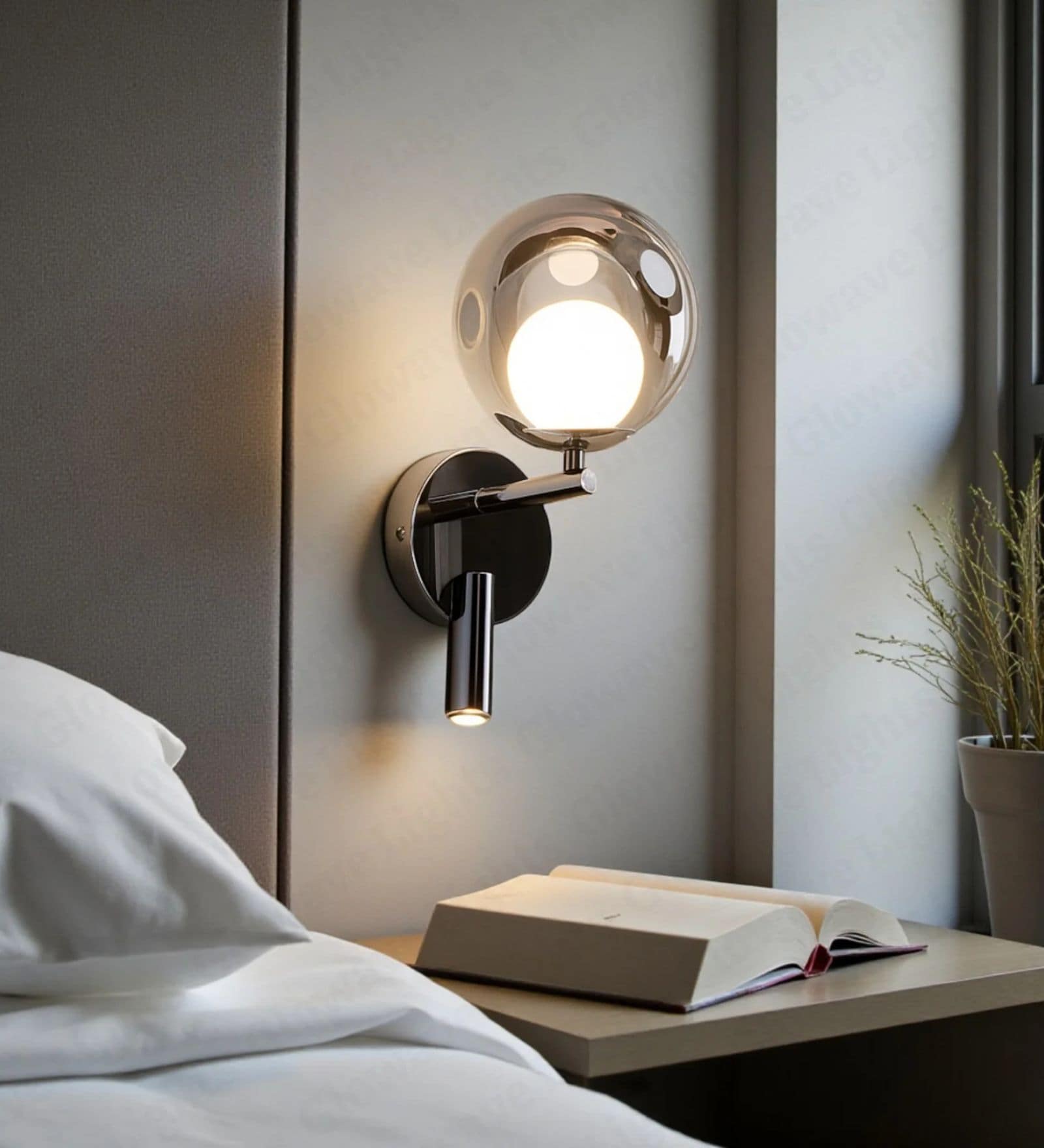 Modern Adjustable Wall Light with Soft Ambient Glow