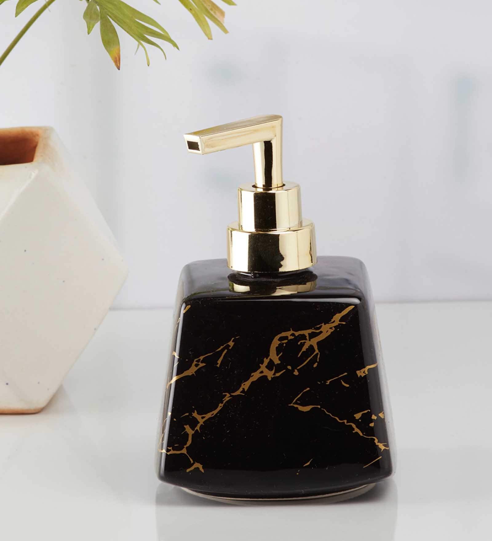 Modern Gold Ceramic Soap Dispenser