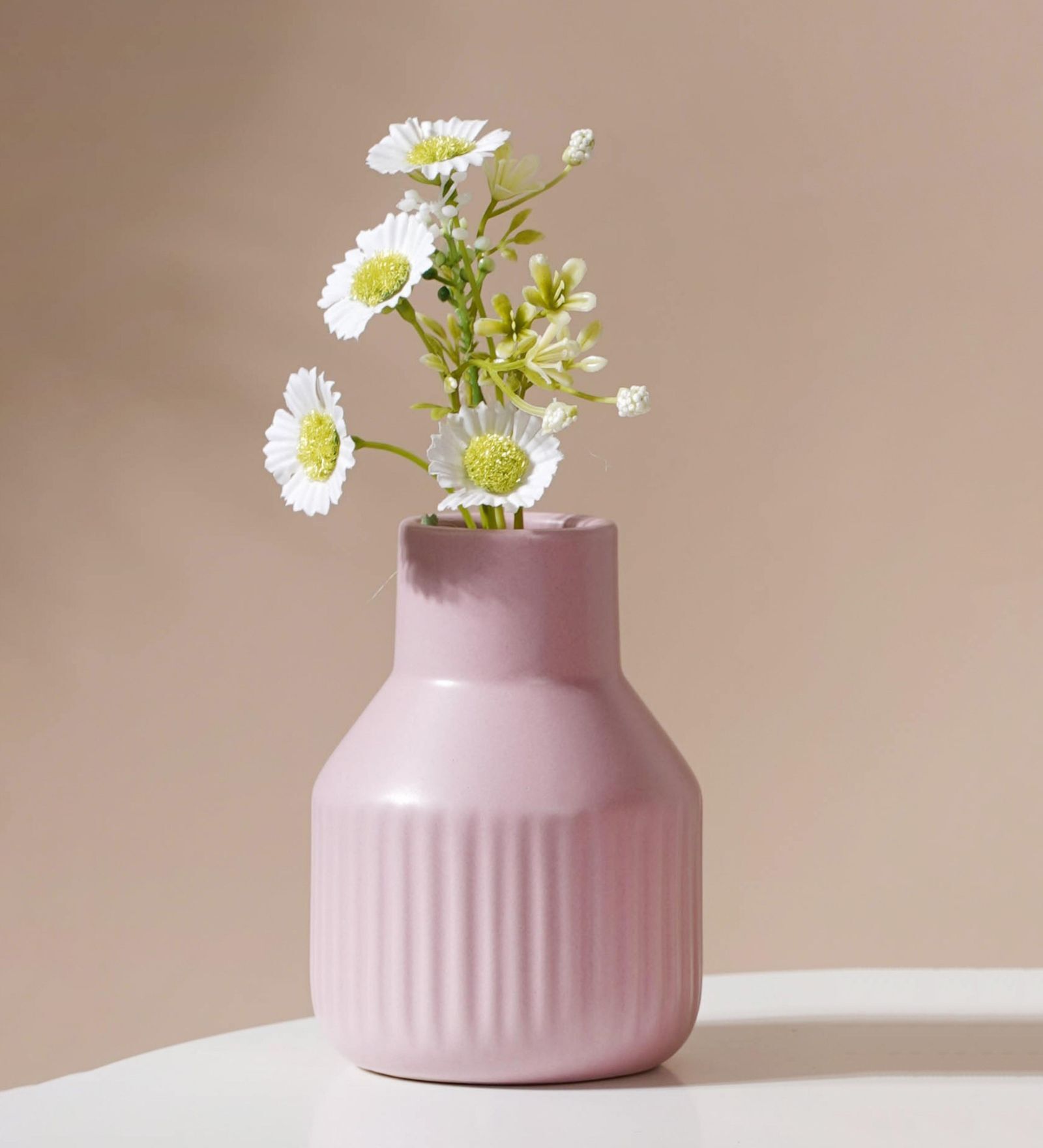 Buy Modern Hued Matte Lavender Ceramic Flower Vase by Nestasia at 32% ...