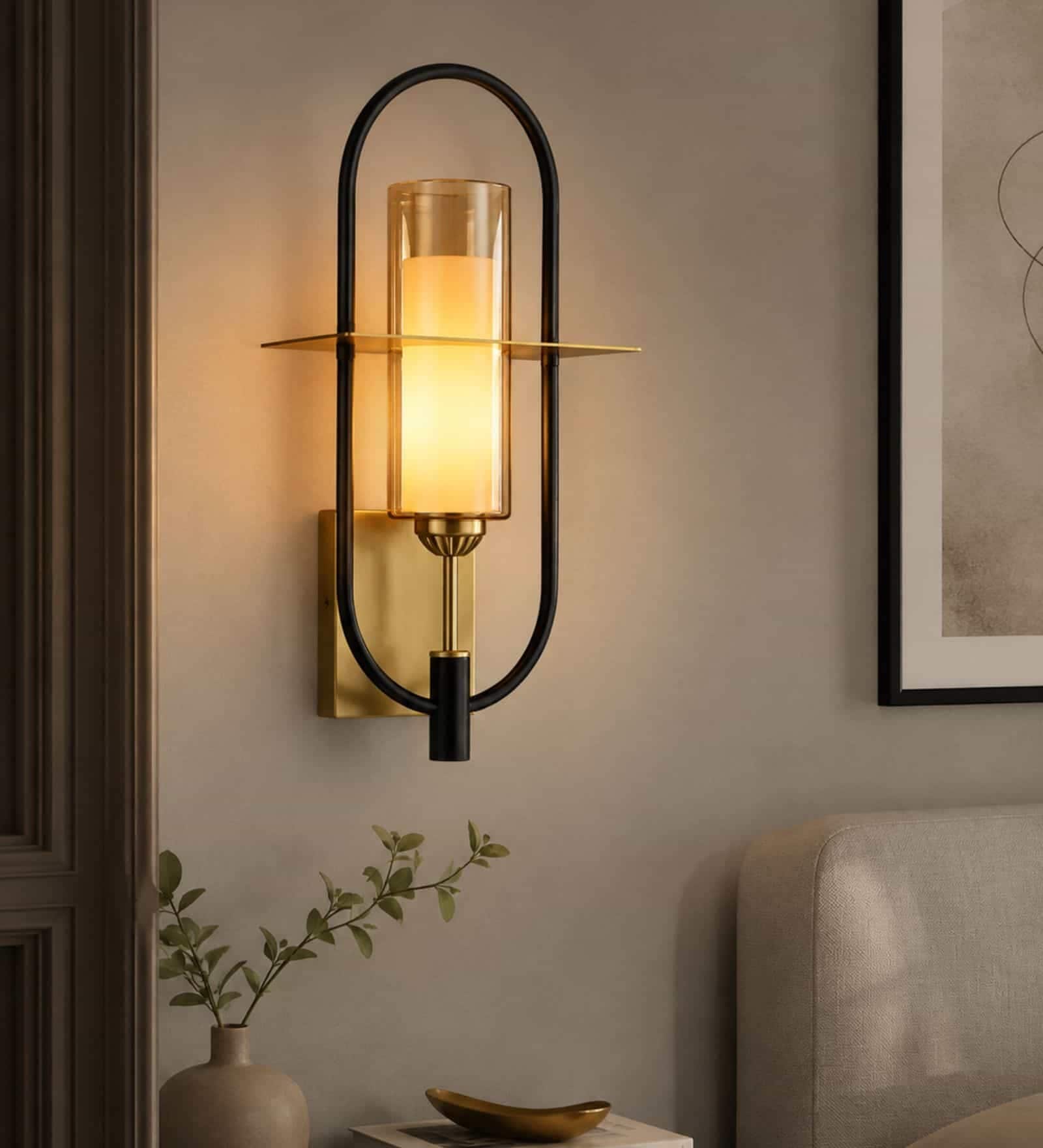 Modern Luxe Glass Wall Light