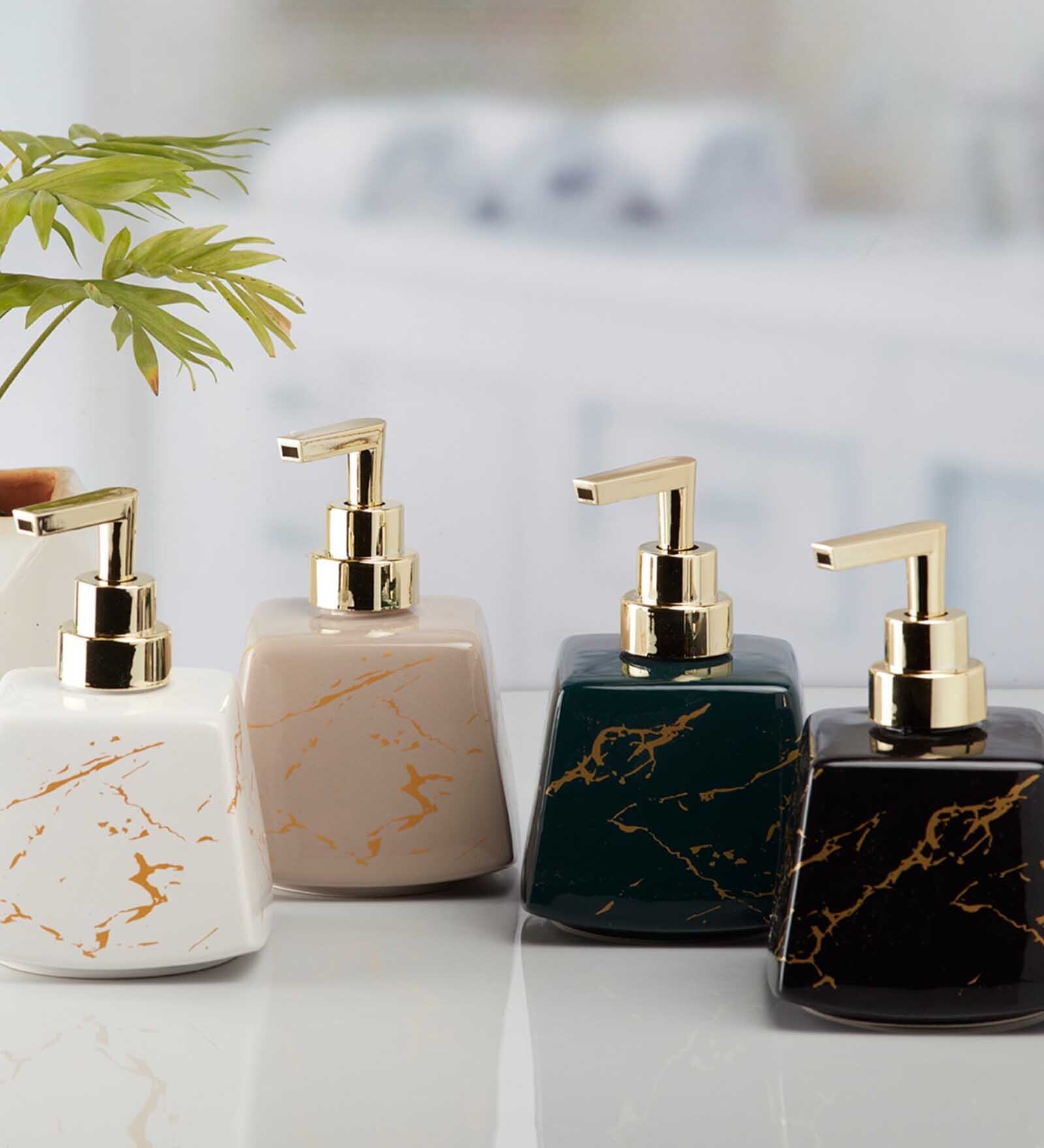 Buy Modern Multicolour Ceramic Set Of 4 Soap Dispensers At 25 OFF By   Modern Multicolour Ceramic  Set Of 4  Soap Dispensers Modern Multicolour Ceramic  Set Of 4  Soap Dis Ugybhq 