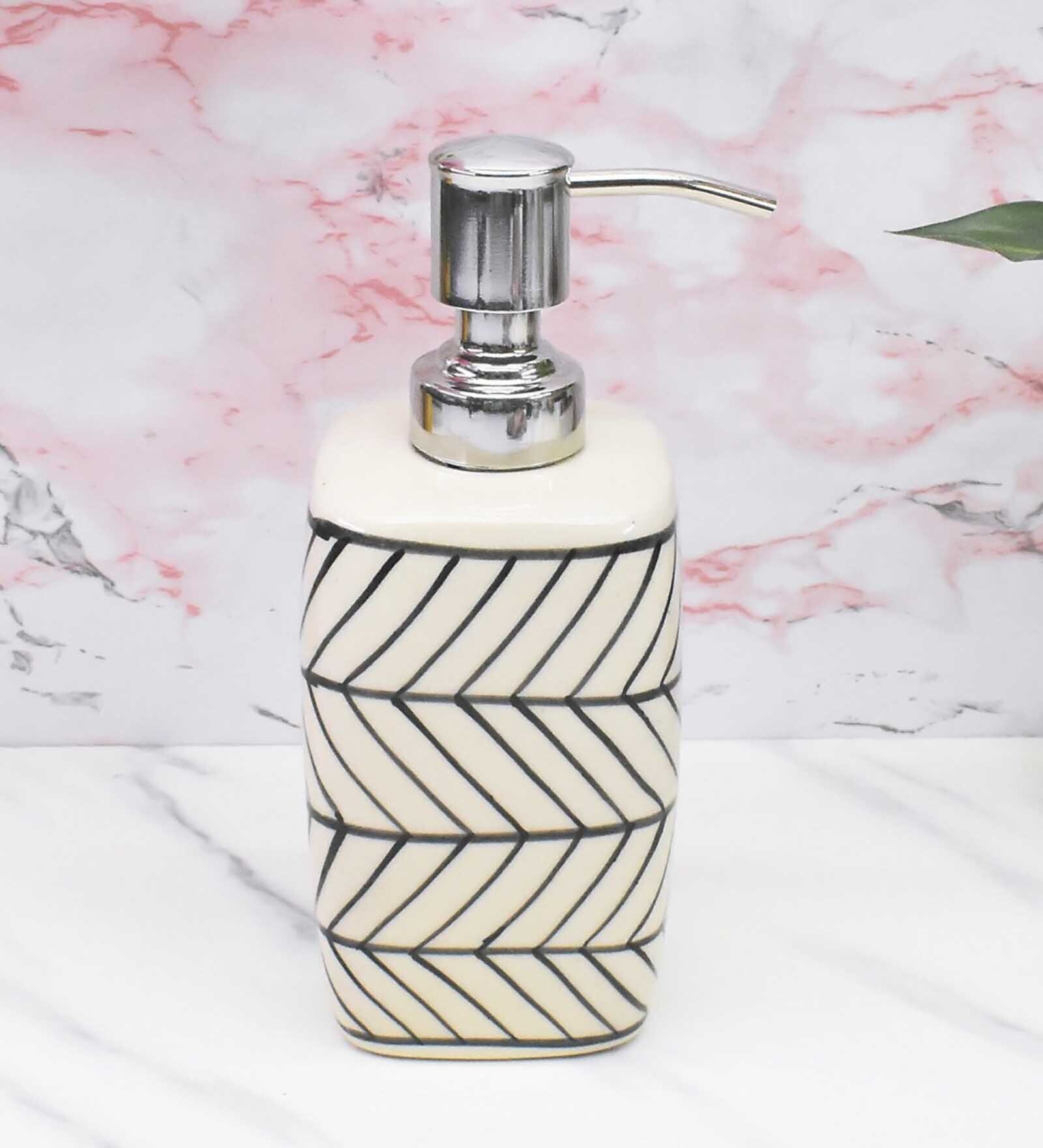 Modern Multicolour Ceramic Soap Dispenser