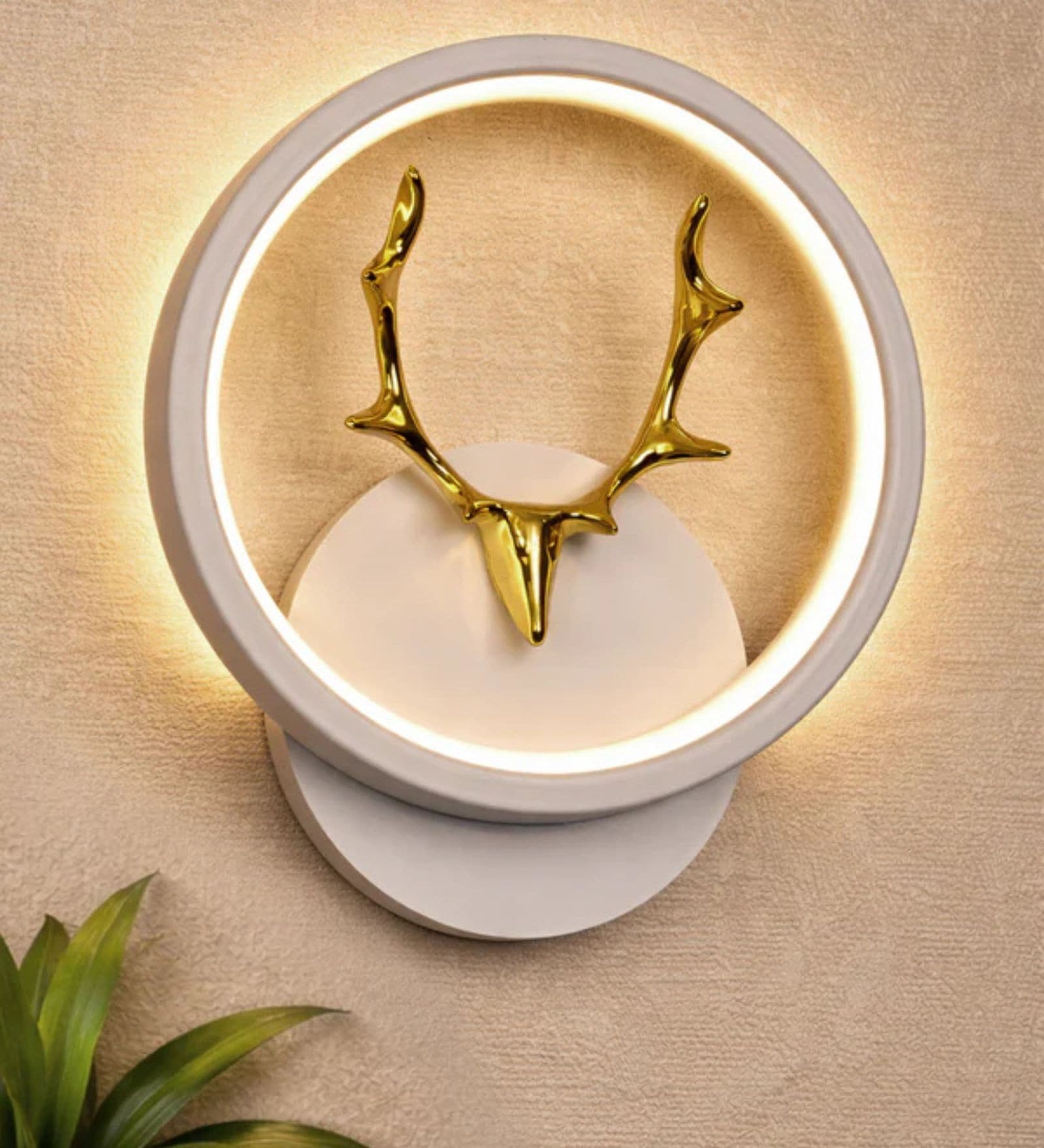 Modern Nordic Deer Antler LED Wall Light