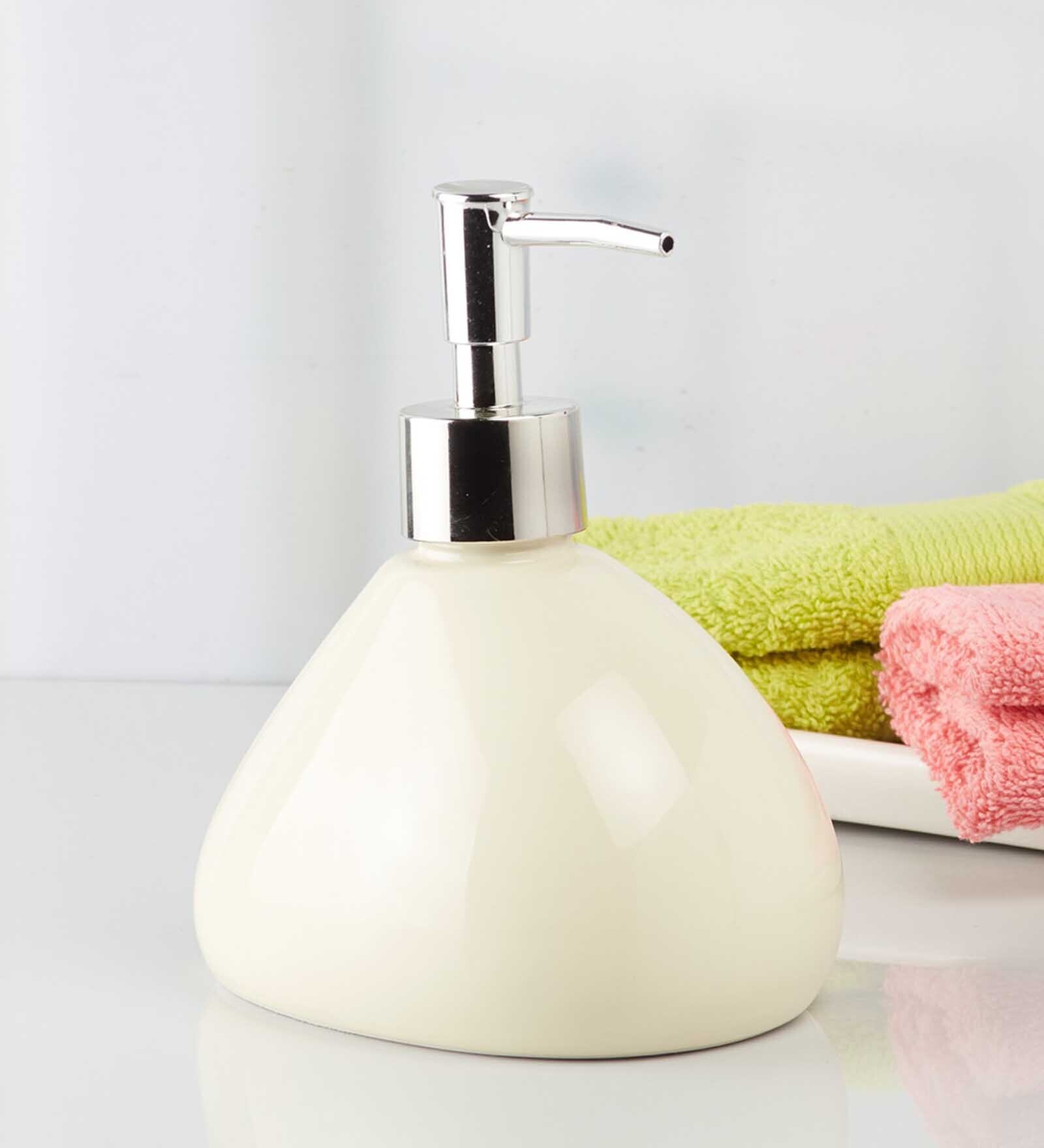 Buy Modern Red Ceramic Soap Dispenser at 100 OFF by Kookee Pepperfry