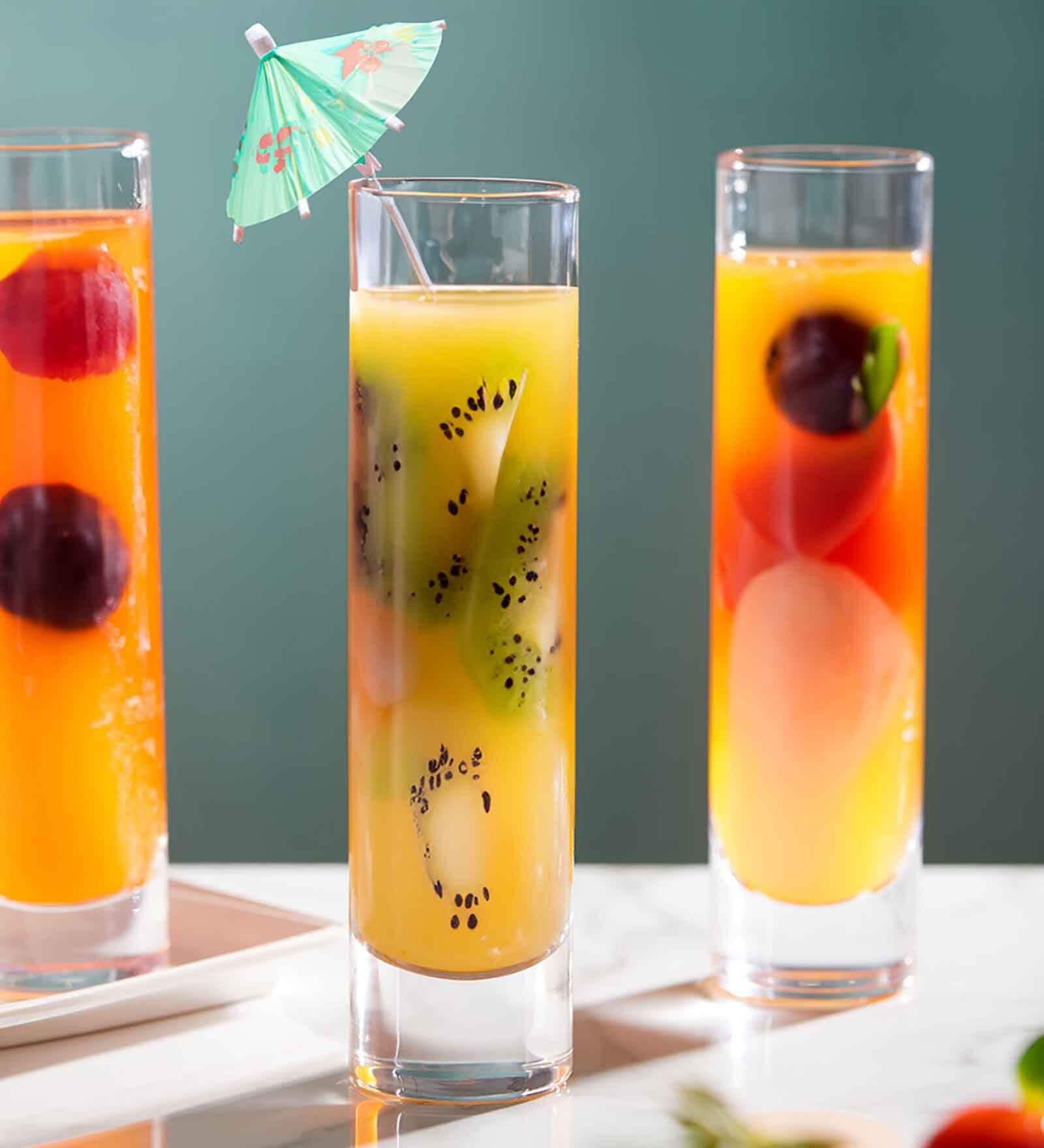 Modern Slim Highball Glass Set 300 Ml (Set Of 6)