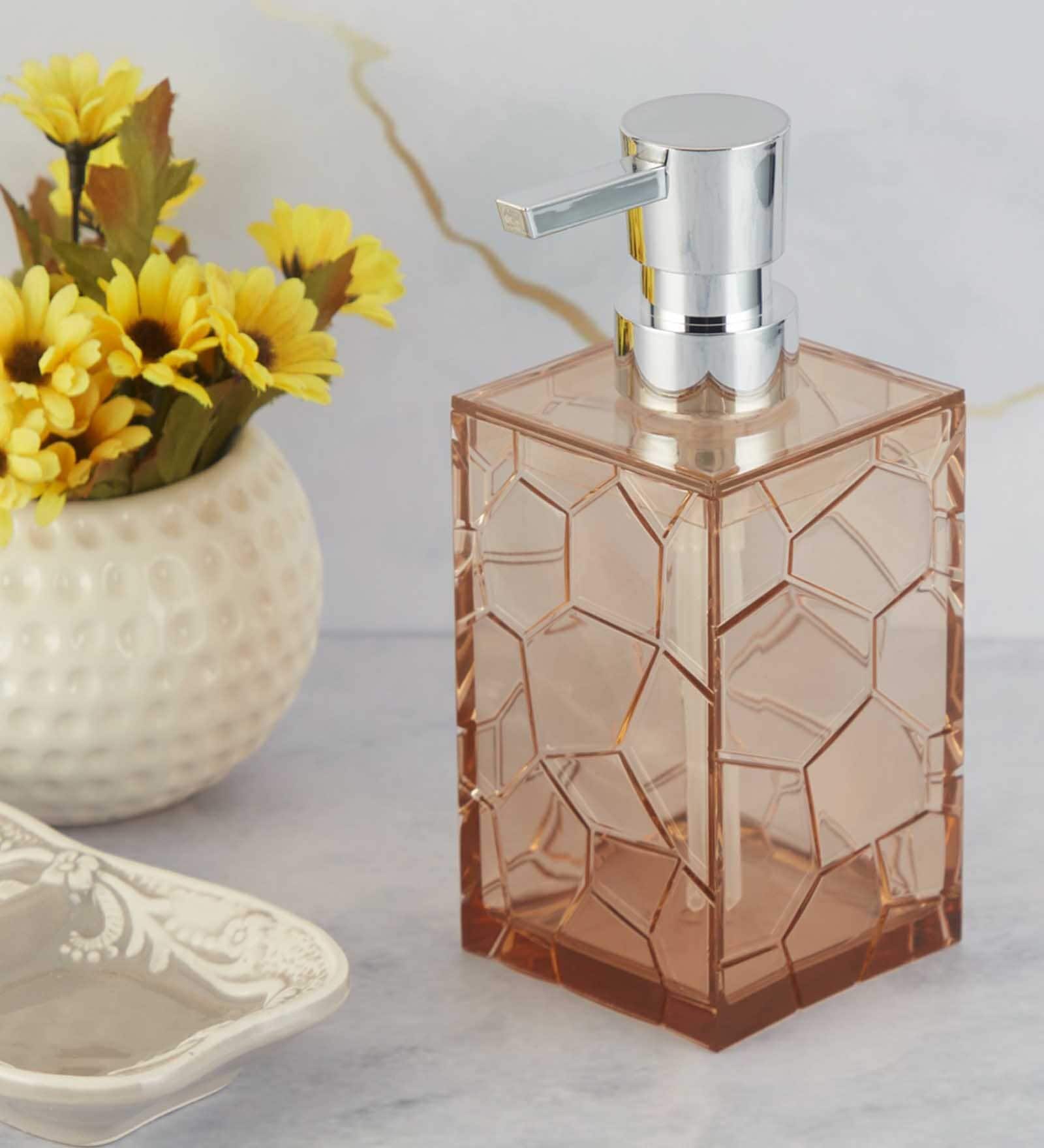 Modern Transparent Acrylic Soap Dispenser