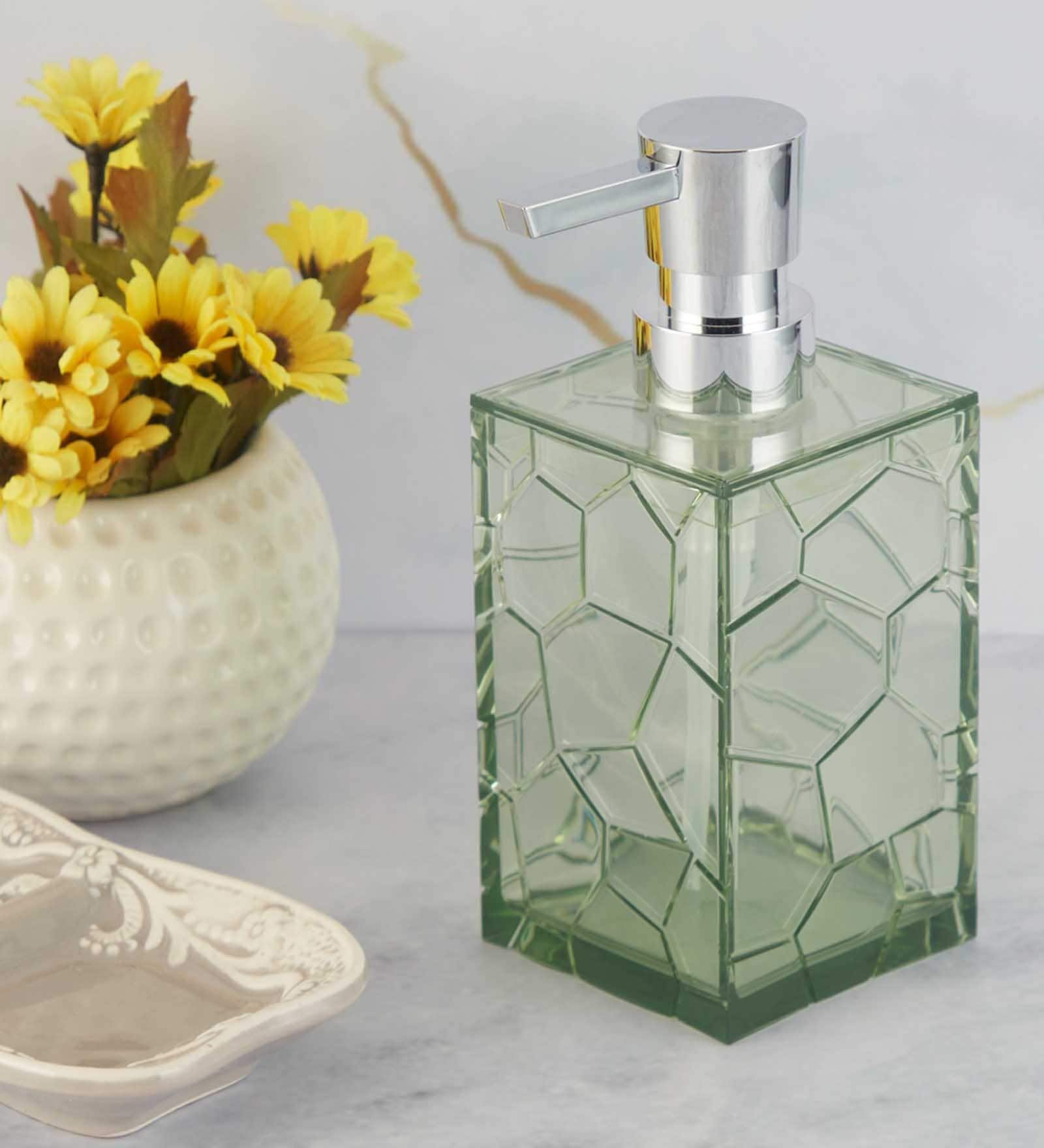 Modern Transparent Acrylic Soap Dispenser