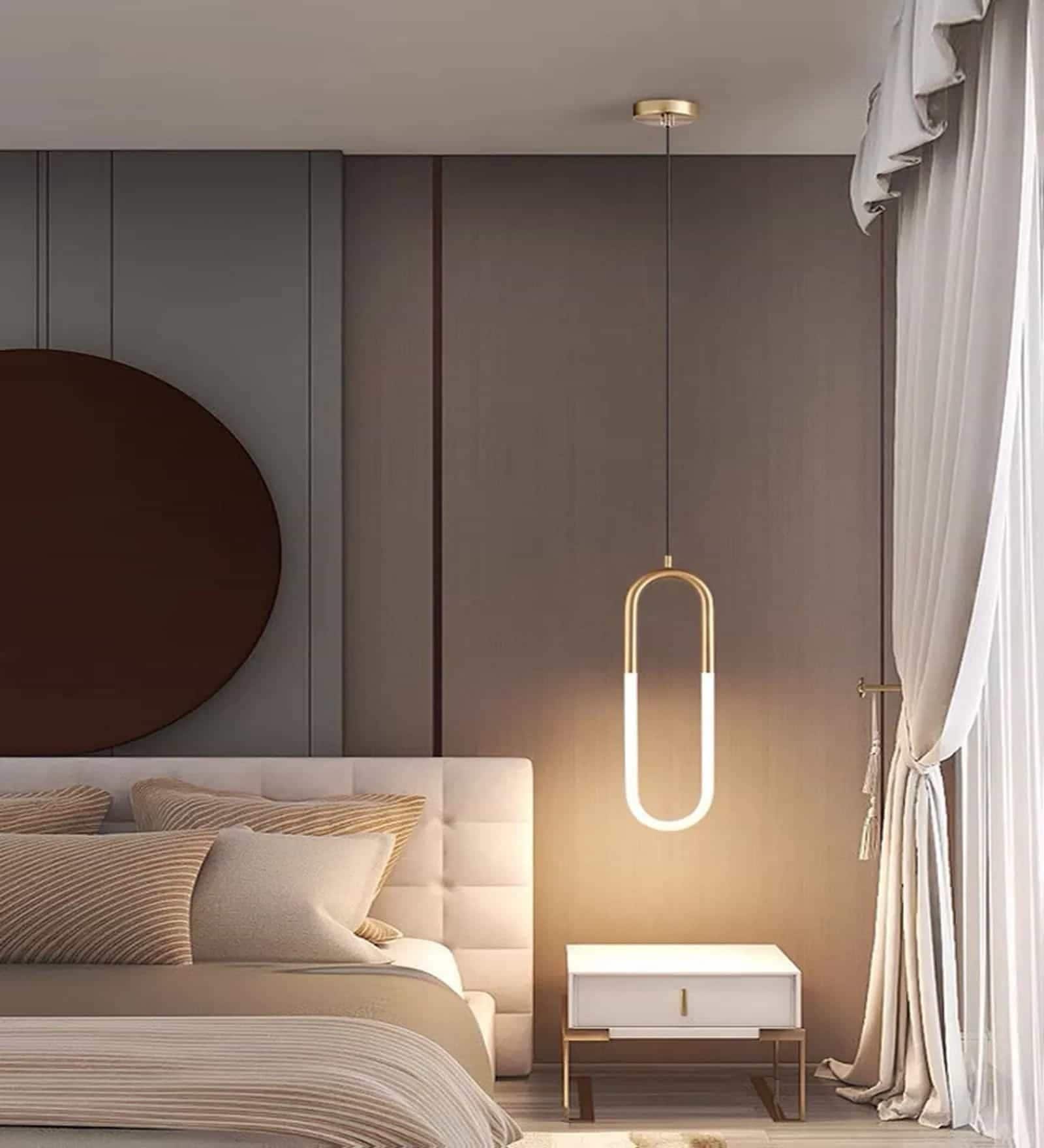 Modern U-Shape LED Pendant Light