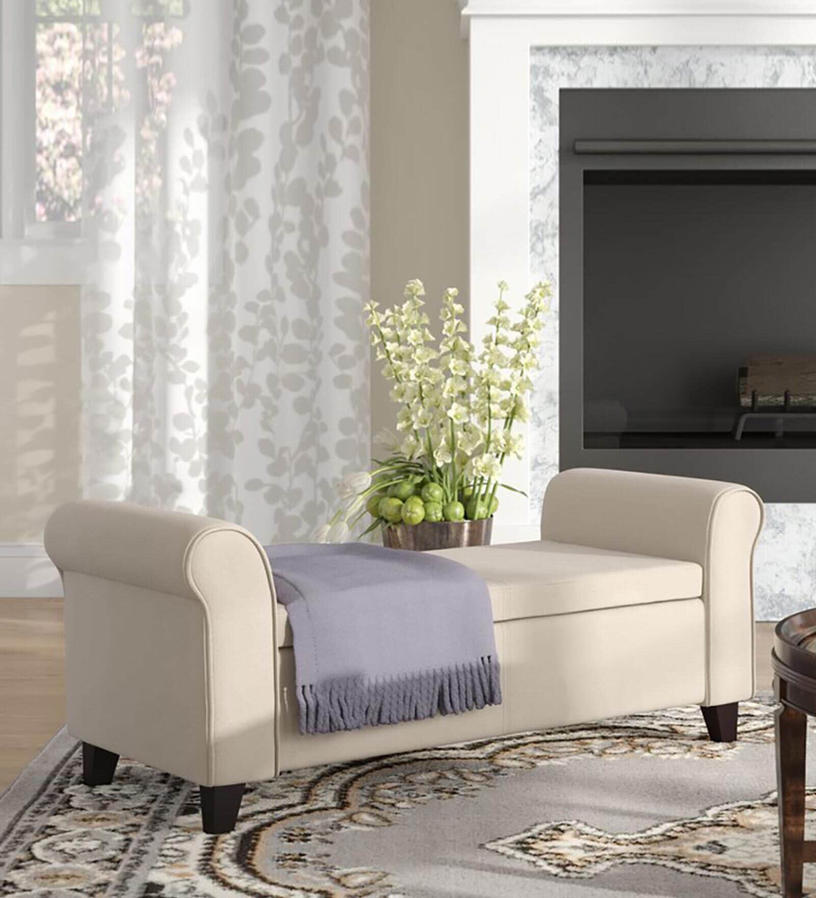 Molo Fabric Recamier in Cosmic Beige Colour