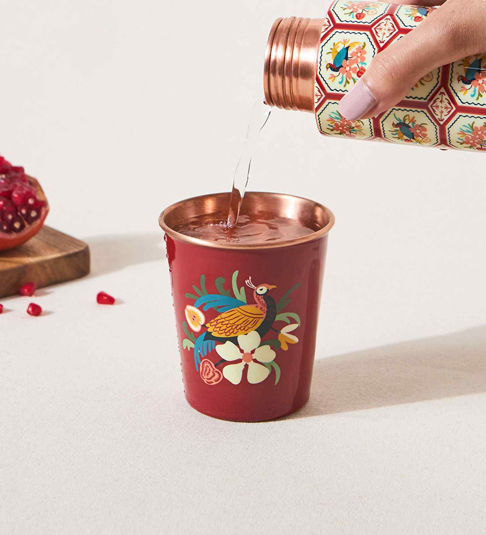 Monal Copper Tumbler, 250 ml | Kashmir Trails
