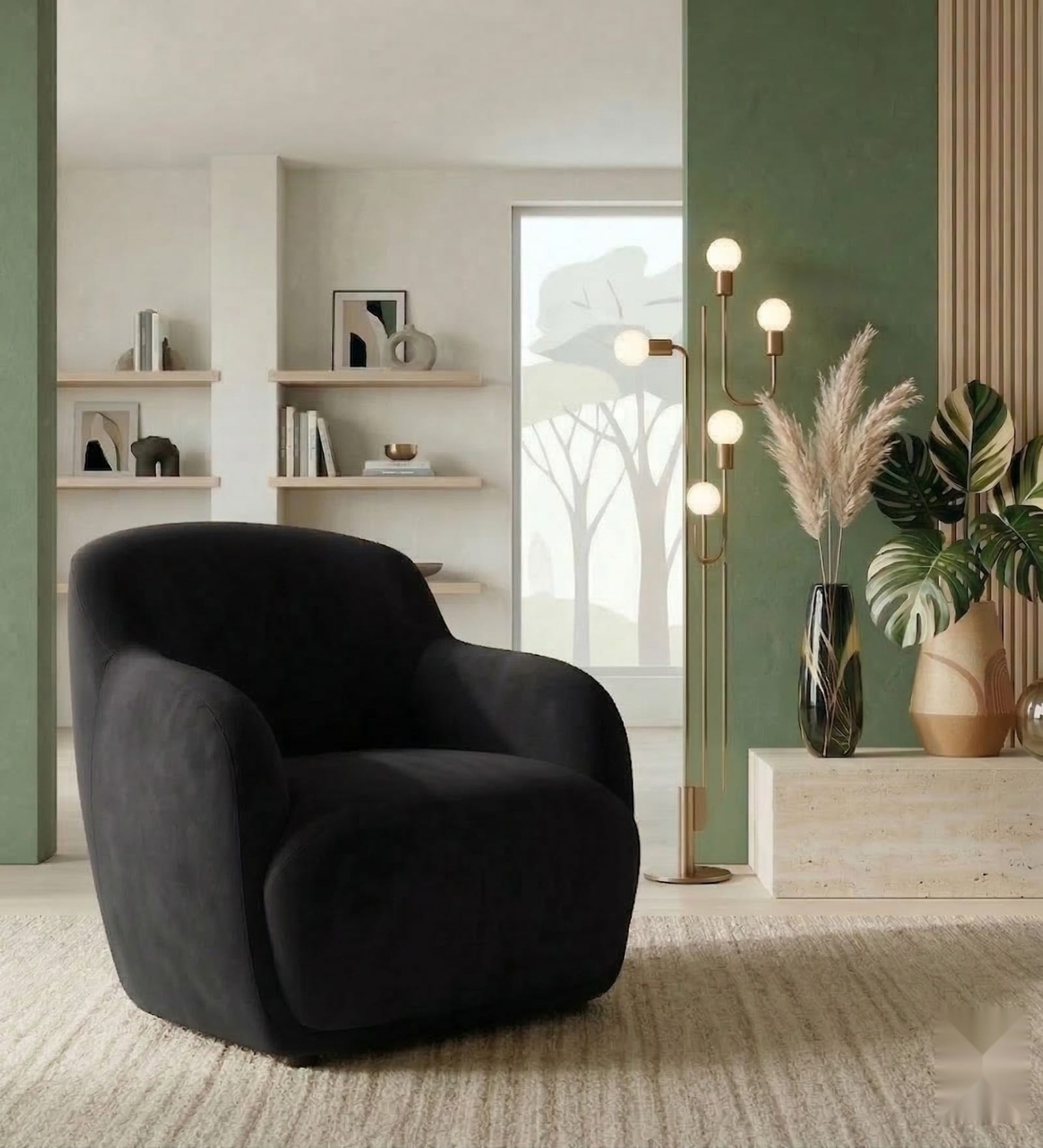 Monarch Elite 1 Seater Sofa In Charcoal Grey Color