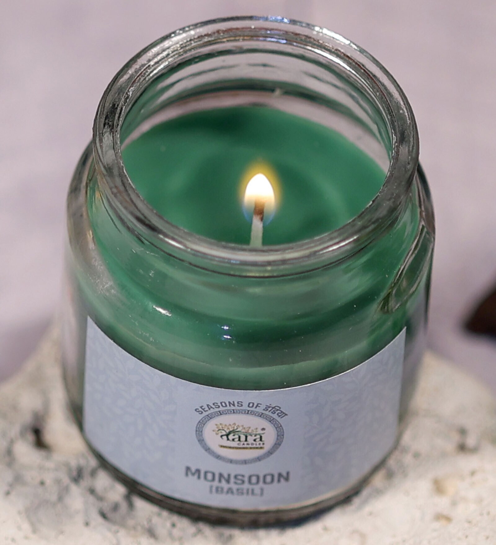 Buy Monsoon Scented Jar Candle Seasons Collection by Tara Enlightening