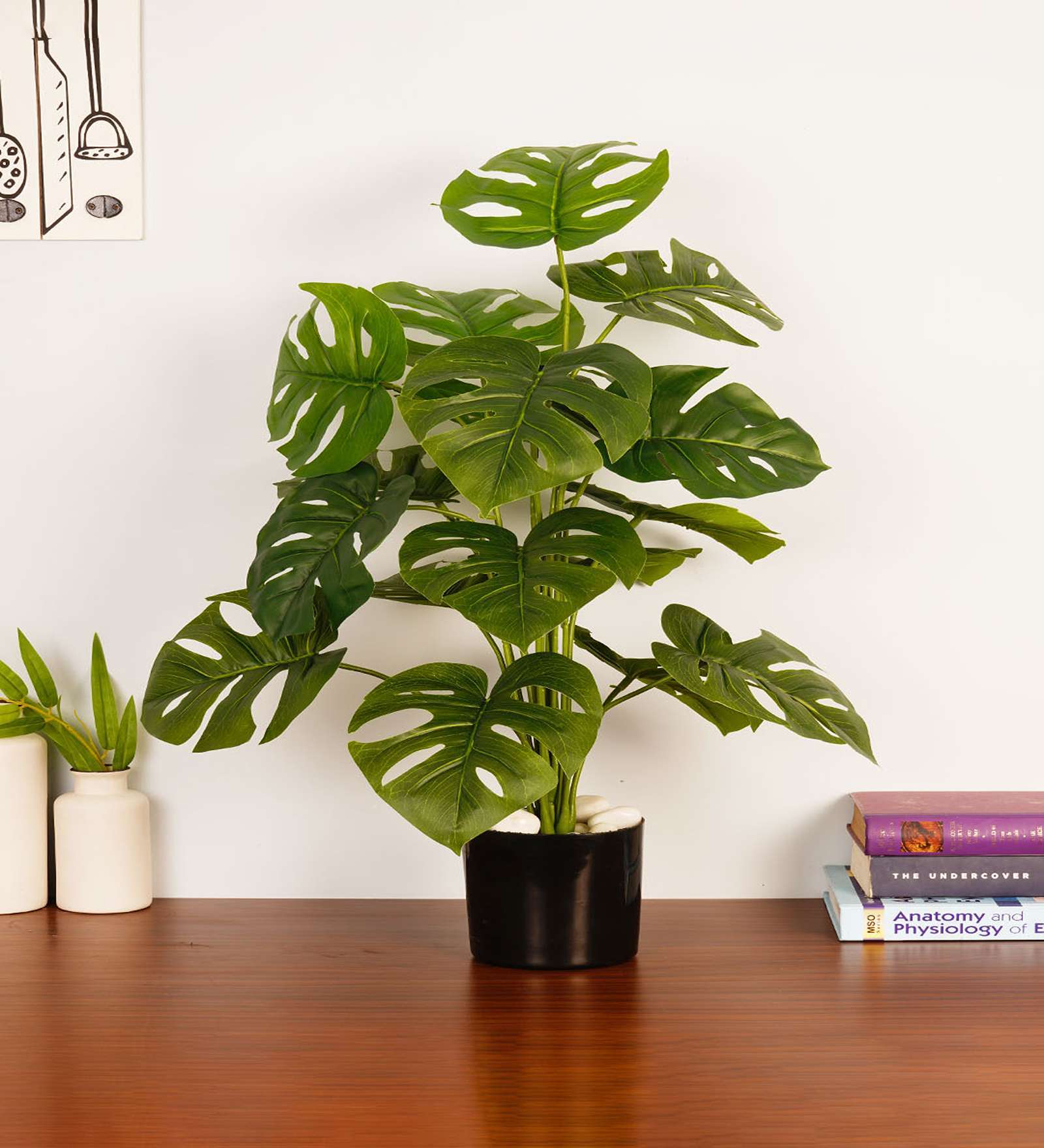 Artificial Monstera Plant 65Cm