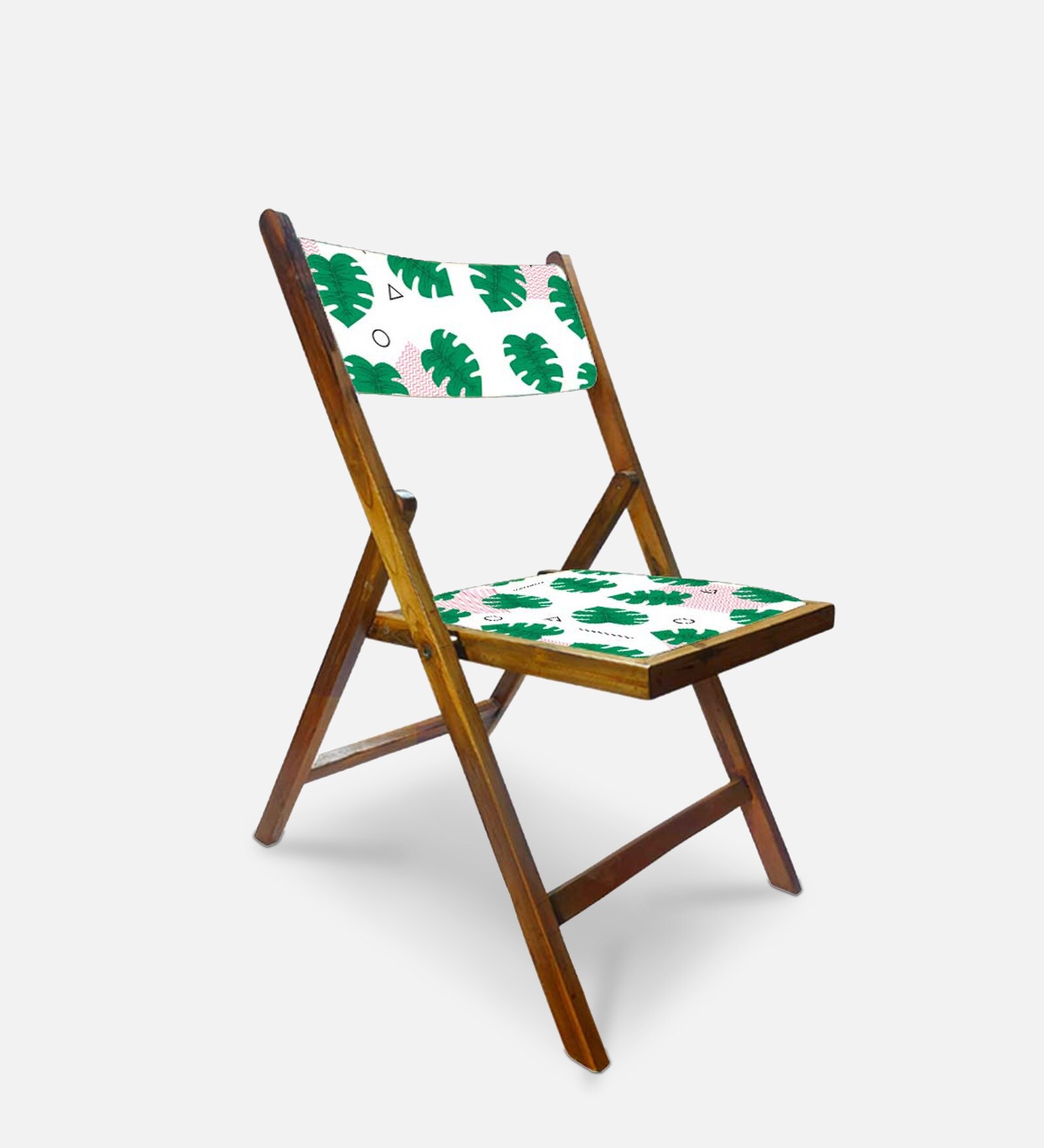 Buy Monstera 2 Teak Wood Folding Chair in Natural Finish at 15 OFF by