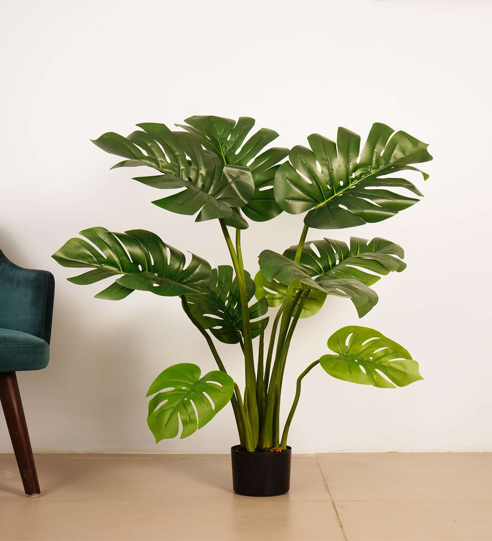 Artificial Monstera Deliciosa Tree Plant with Pot
