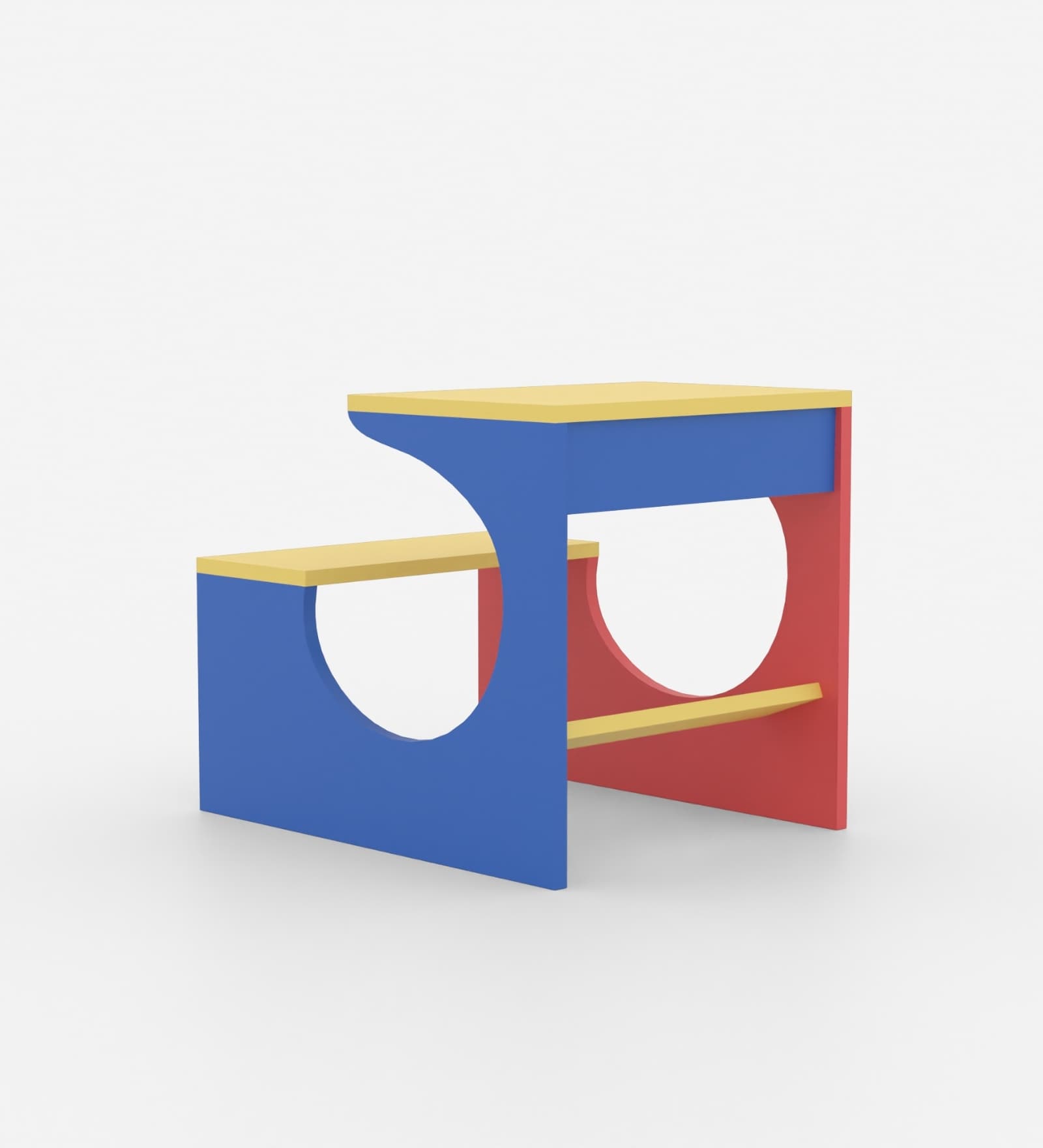 Montessori Toddler Activity Table & Chair in Multicolor