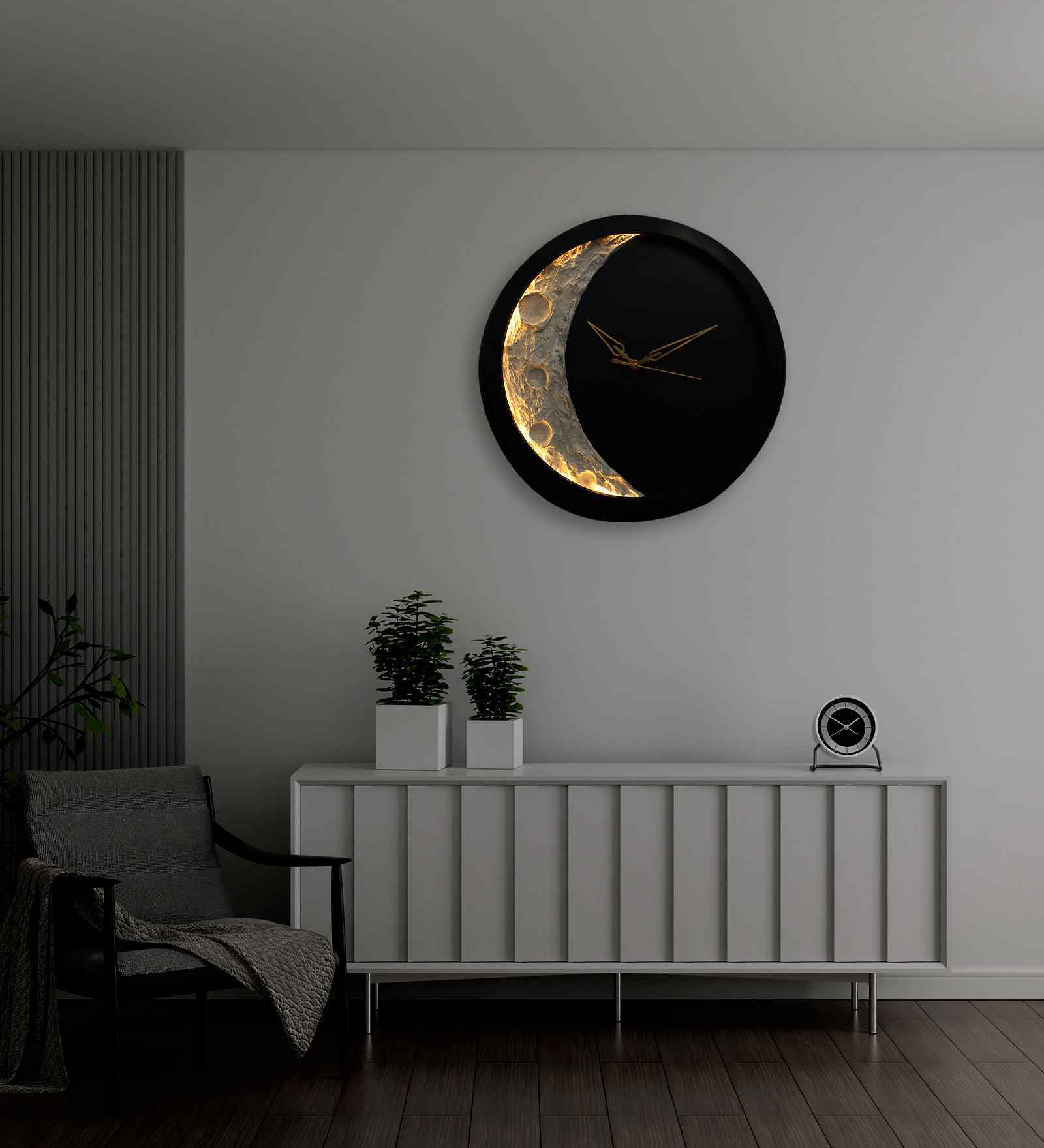 Moon LED Wall Art