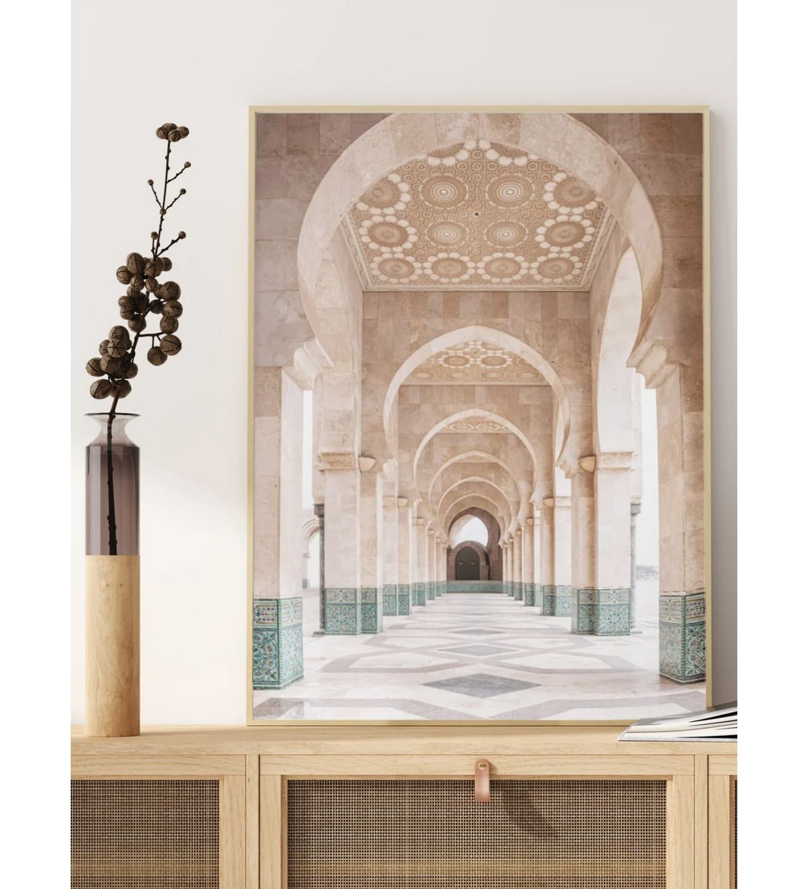 Moroccan architecture Arabic wall art