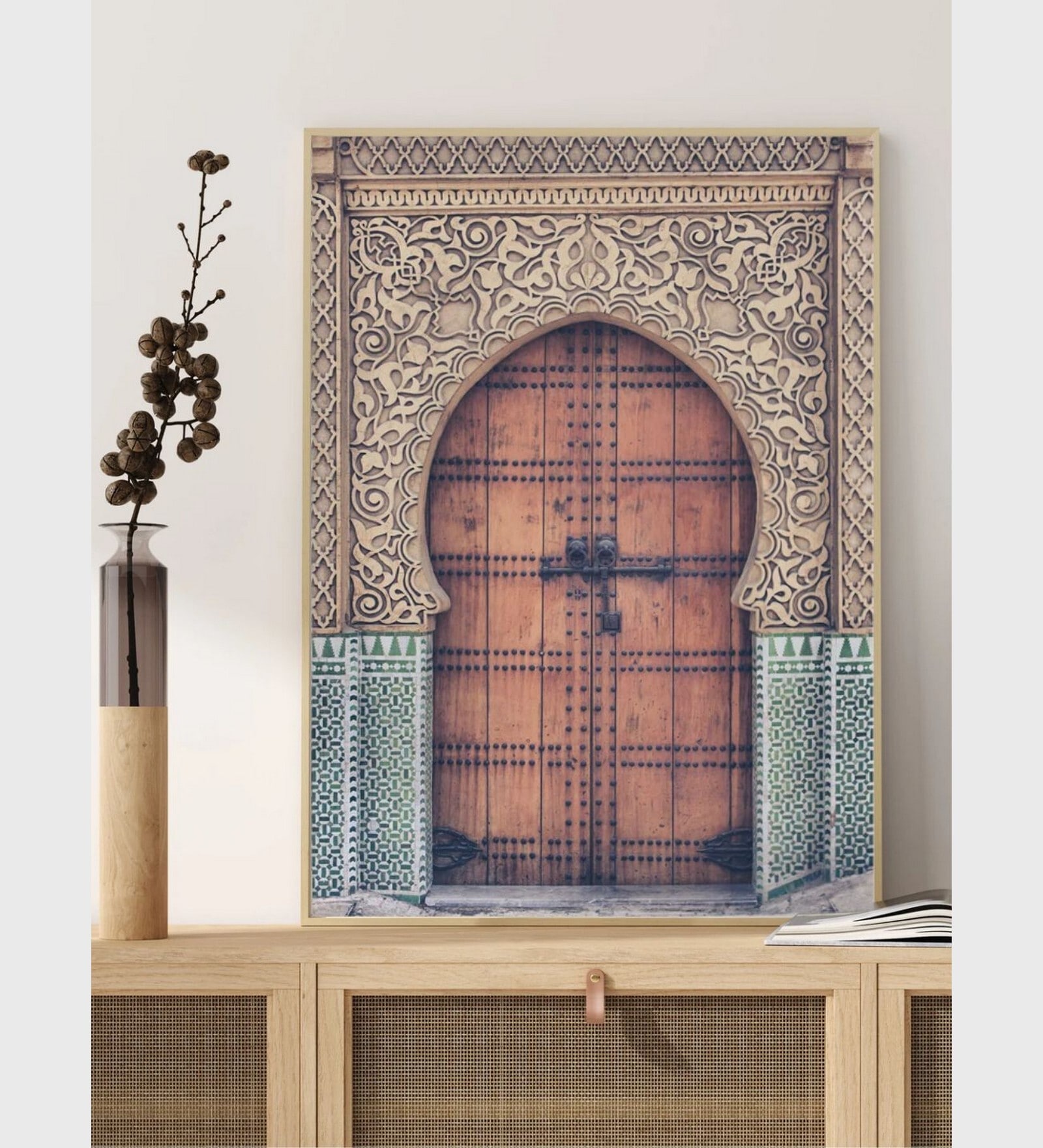 Moroccan door arabic architecture