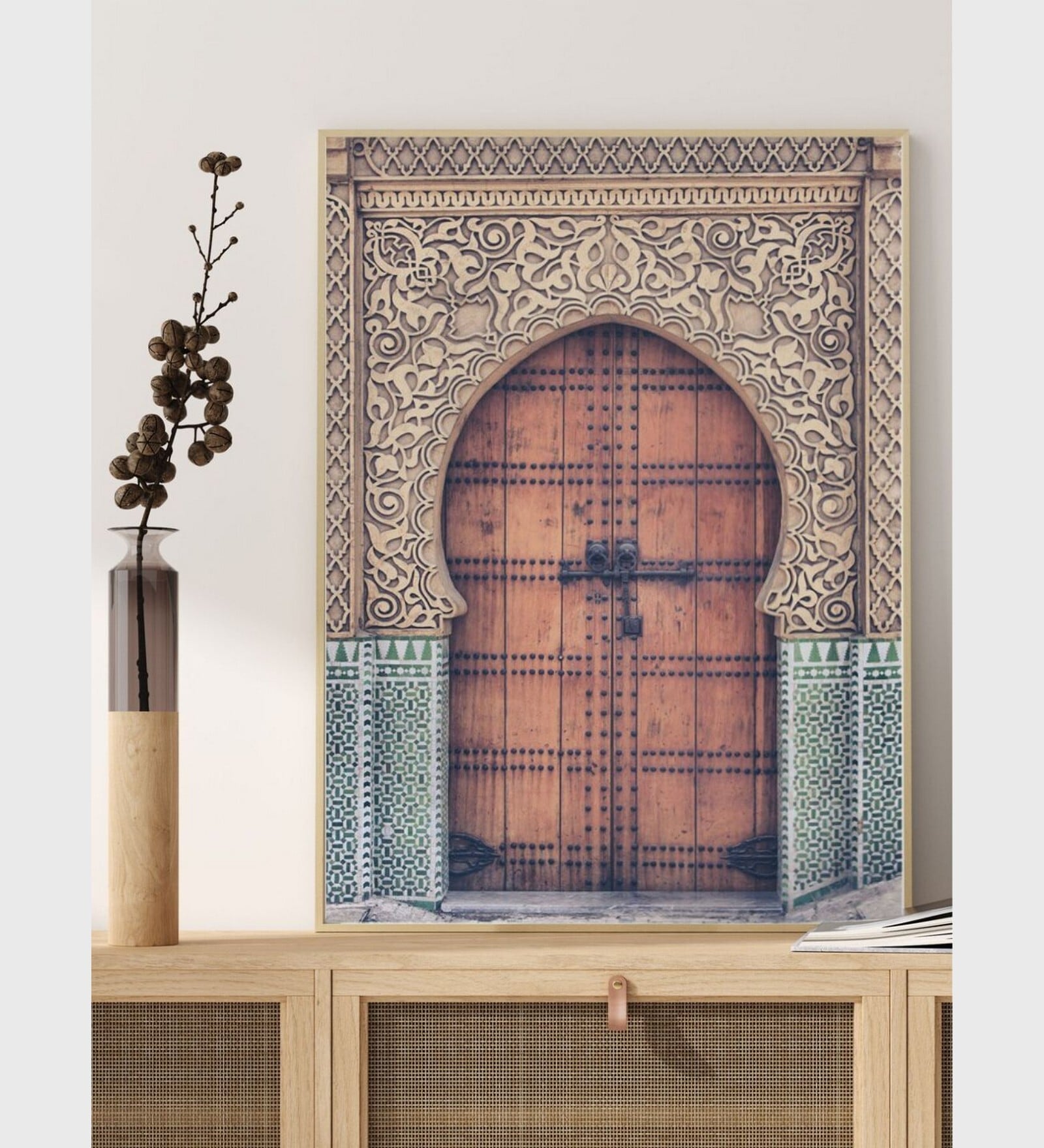 Moroccan door arabic architecture