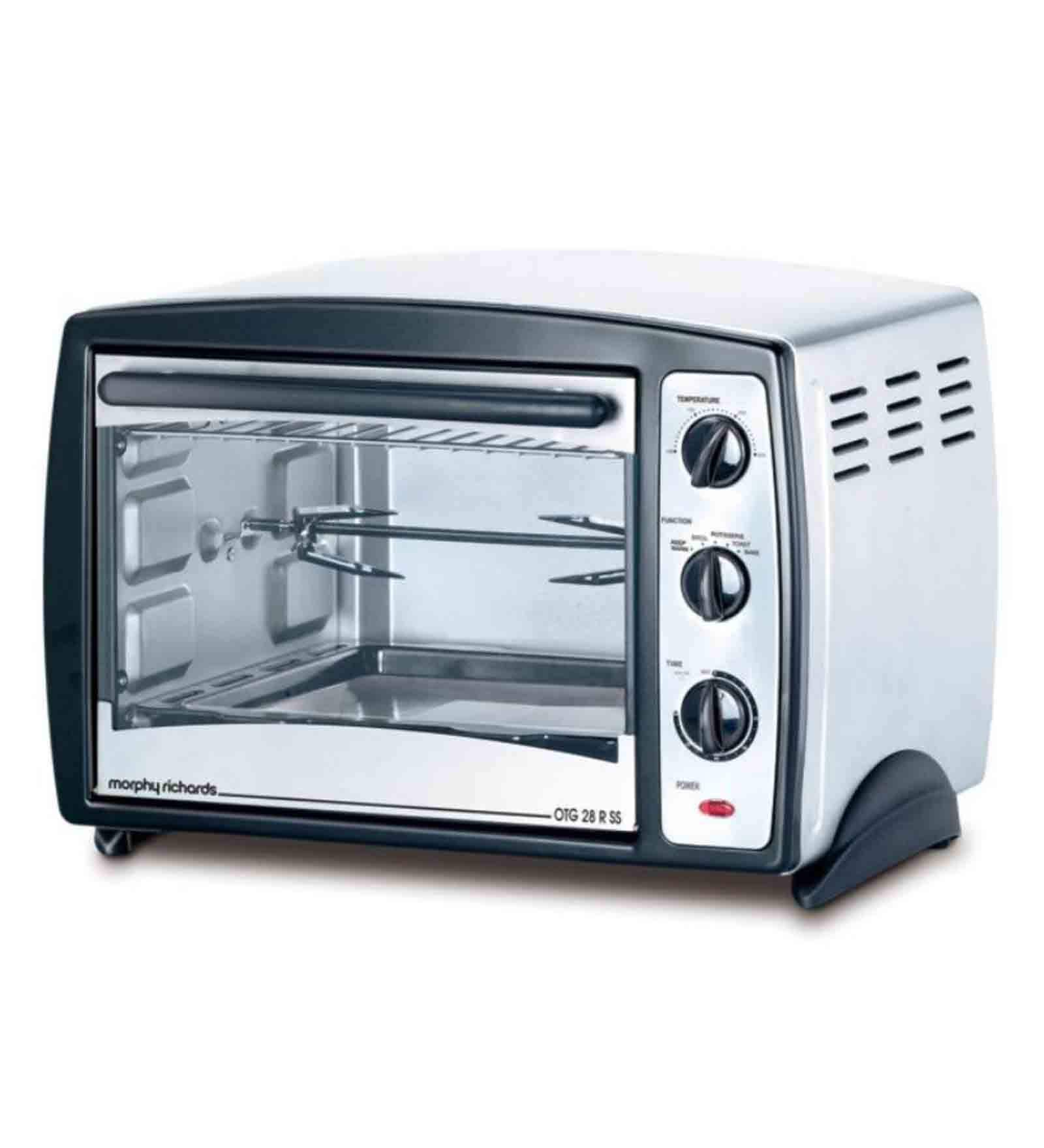 Morphy Richards 28L OTG with Motorised Rotisserie and Stay On Function (Black)