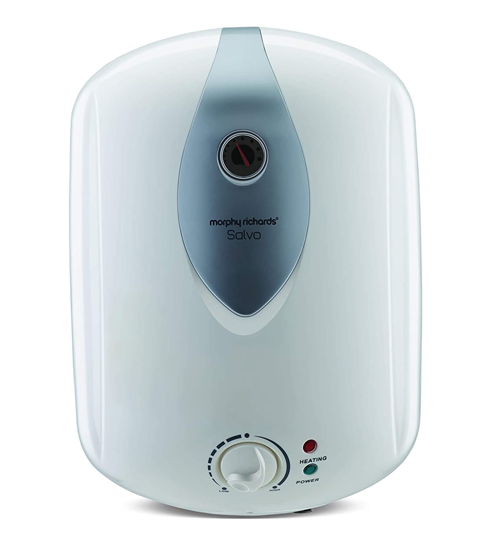 Morphy Richards Salvo Storage 25-Litre Vertical Water Heater, White, 5 Star