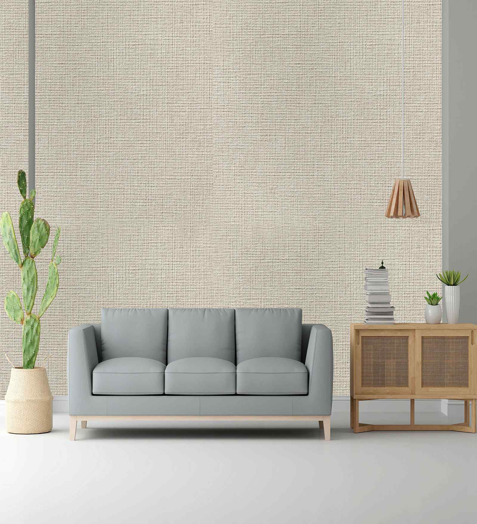 Moth Grey Design Subtle Elegance Modern Style Wallpaper