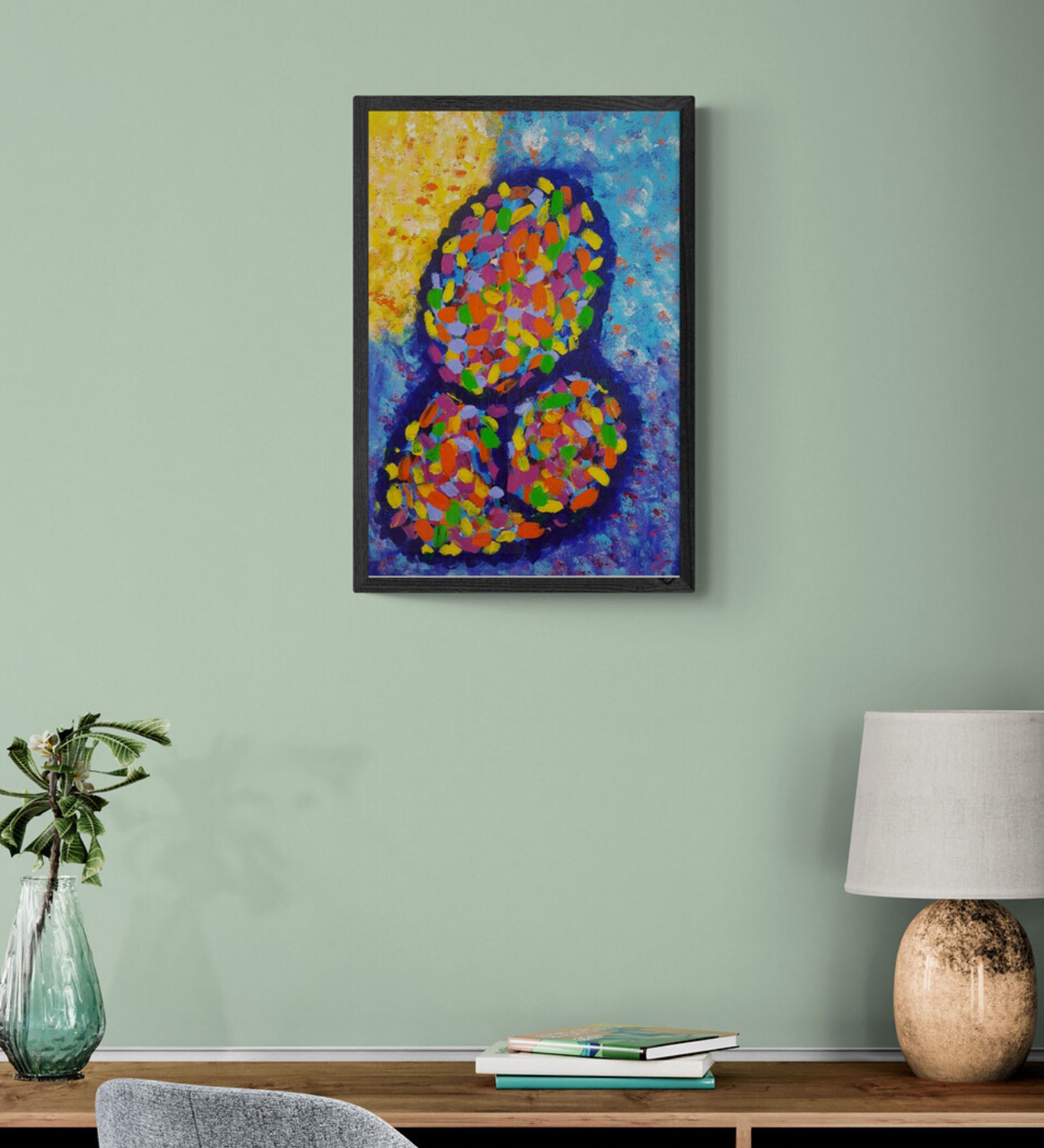 Motherhood Handmade Acrylic Paint On Canvas Unframed