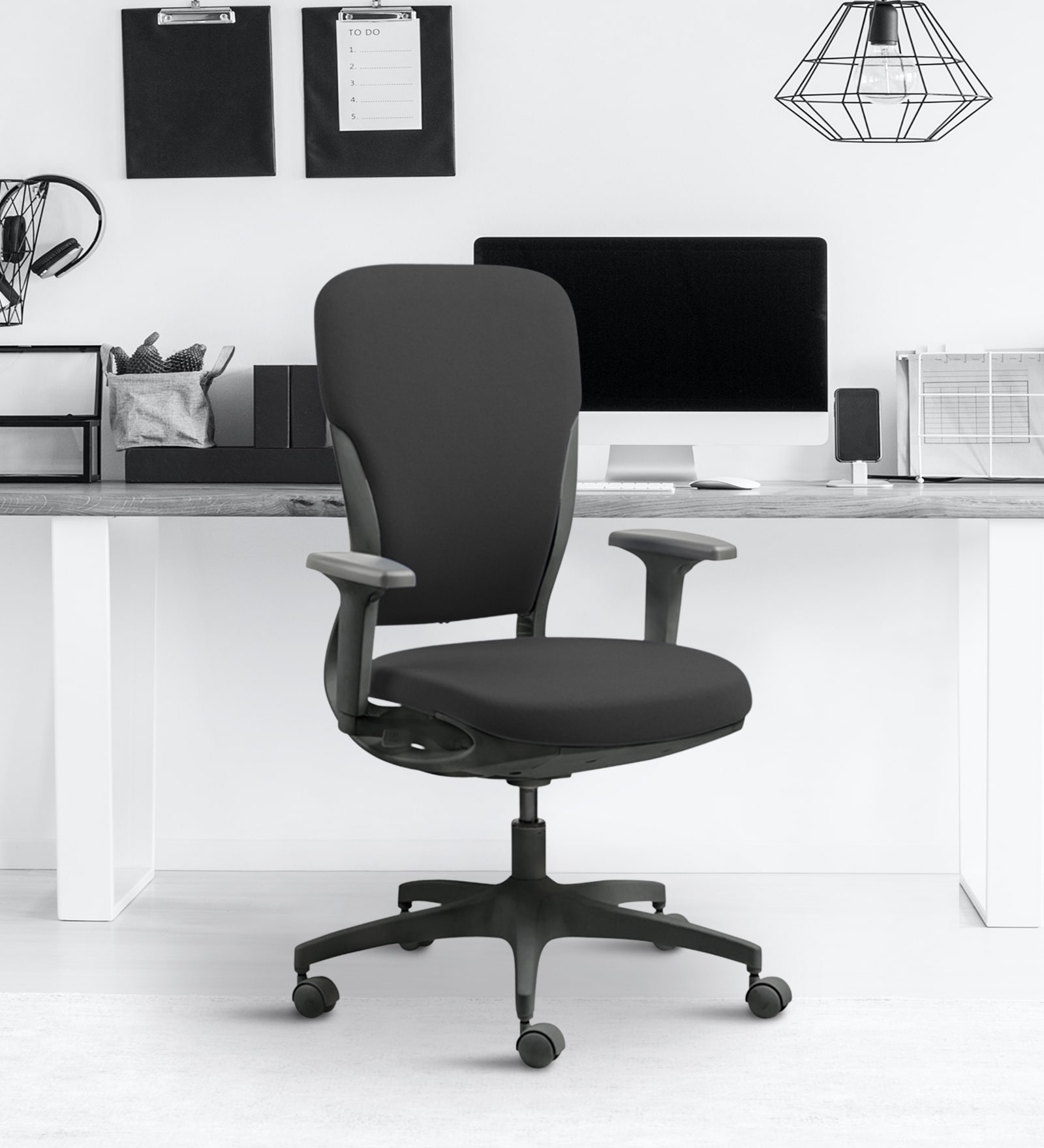 Buy Motion Ergonomic Chair in Carbon Black Colour by Godrej Interio ...