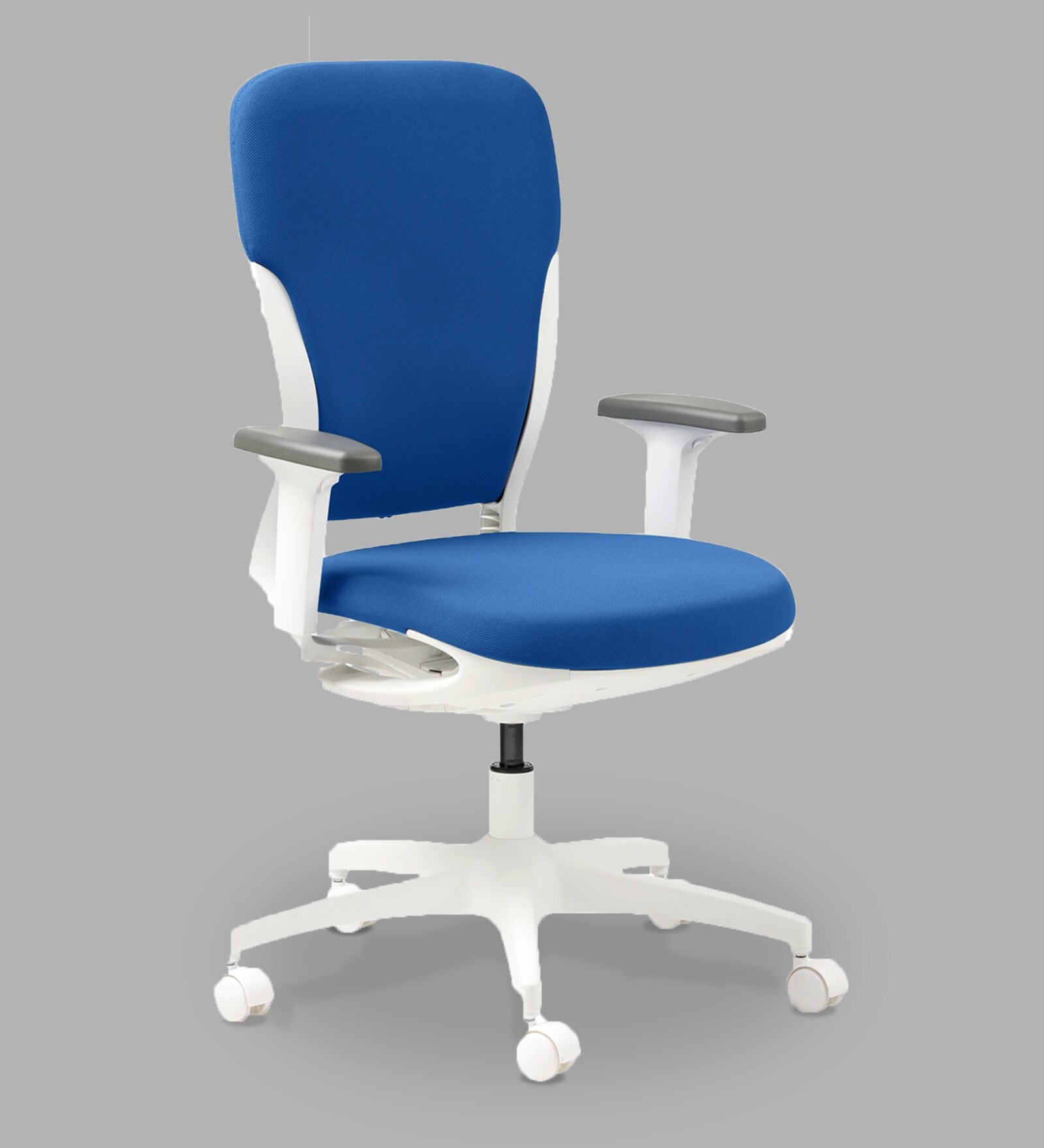 Buy Motion Mid Back Ergonomic Chair in Royal Blue & White Colour by