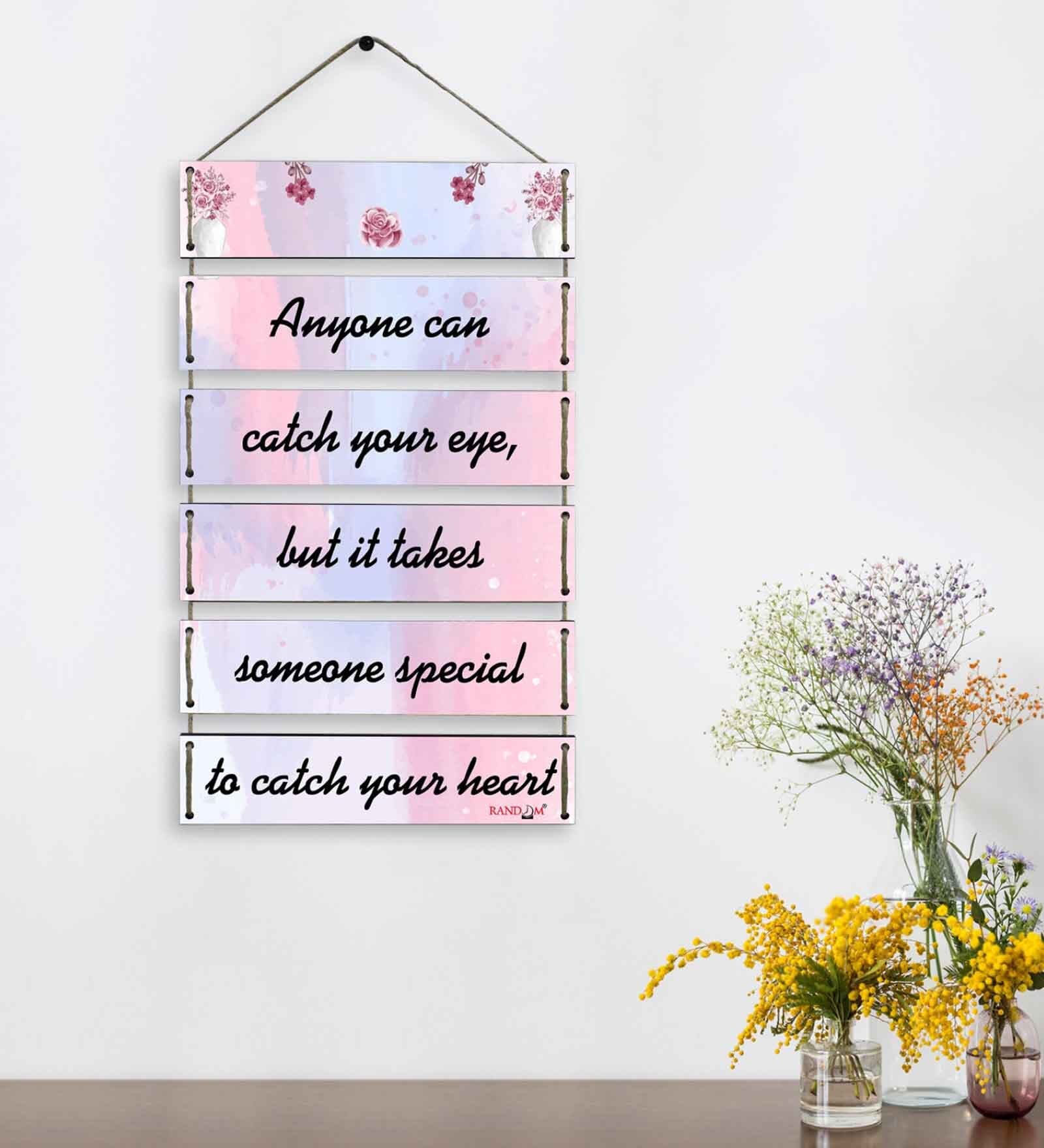 Motivational Quotes Multicolour MDF Wall Hanging